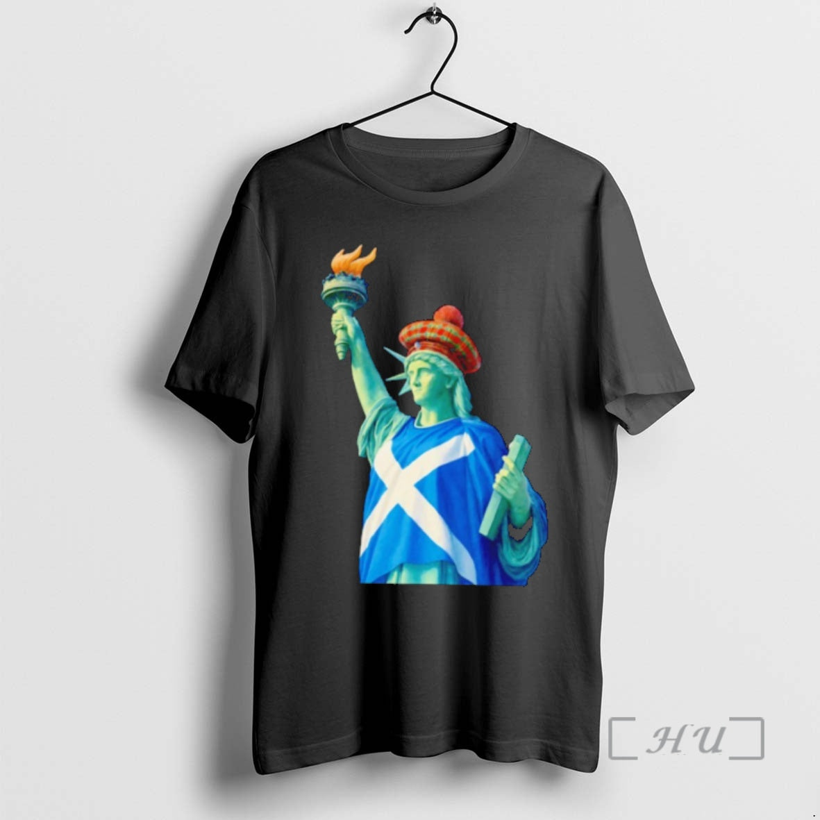 Officials Liberty Of Statue Wearing Scotland Flag T-Shirts, Hoodie, Sweatshirt | InkRitualCo.com