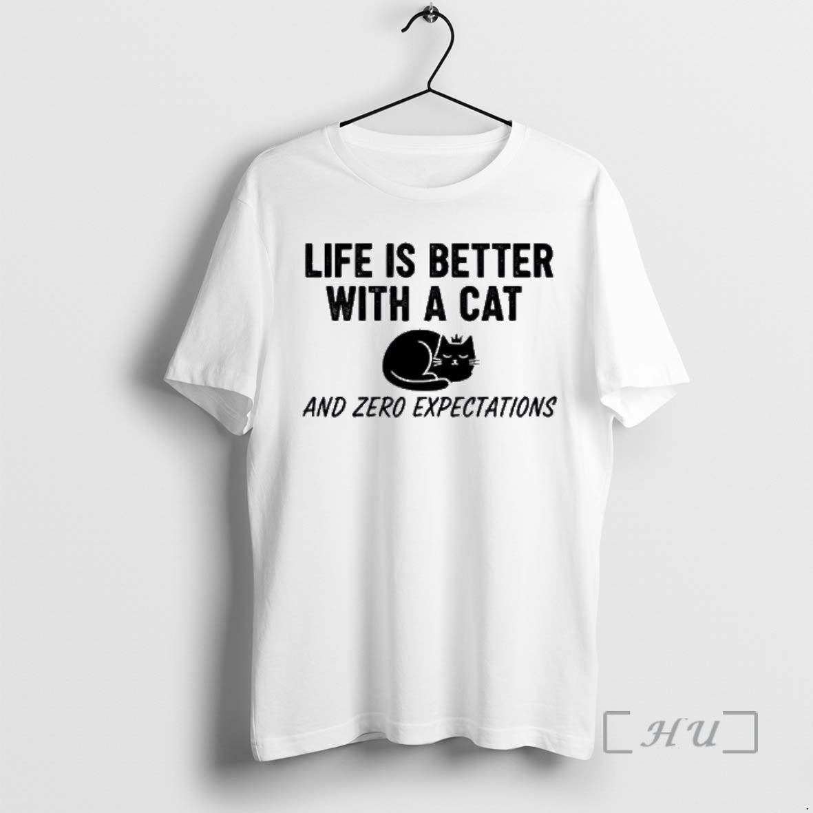 Officials Life Is Better With A Cat And Zero Expectations T-Shirts, Hoodie, Sweatshirt | InkRitualCo.com