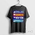 Officials Like Dallas Not Like Washington New York Fuck Philly T-Shirts, Hoodie, Sweatshirt | InkRitualCo.com