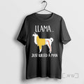 Officials Llama Just Killed A Man Funny T-Shirts, Hoodie, Sweatshirt | InkRitualCo.com