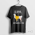 Officials Llama Just Killed A Man Funny Ornaments T-Shirts, Hoodie, Sweatshirt | InkRitualCo.com