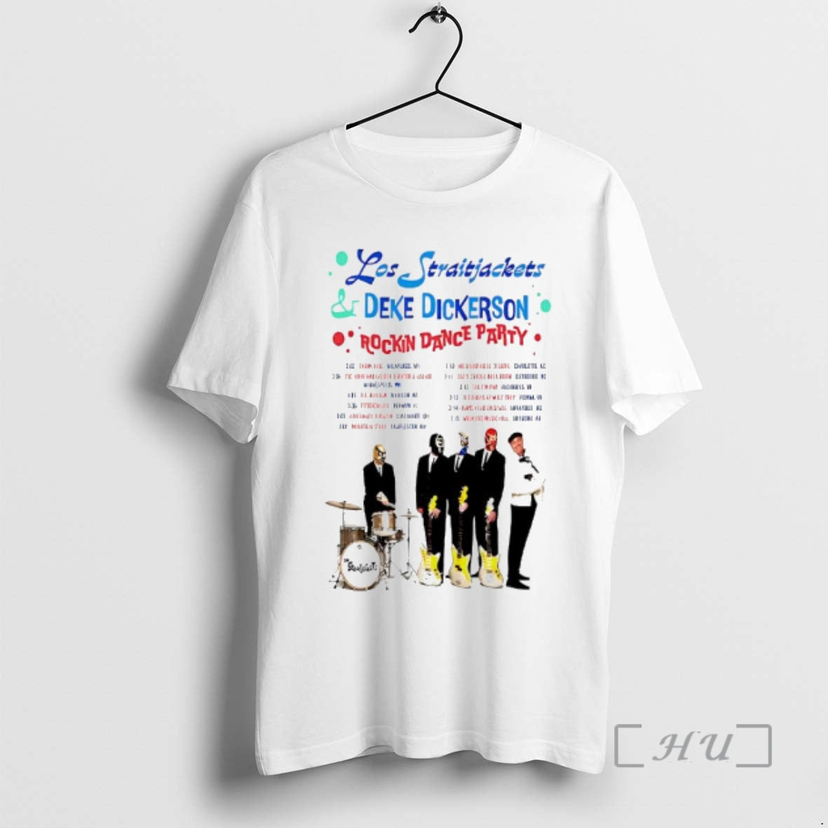 Officials Los Straitjackets Rockin Dance Party 2026 Shows T-Shirts, Hoodie, Sweatshirt | InkRitualCo.com
