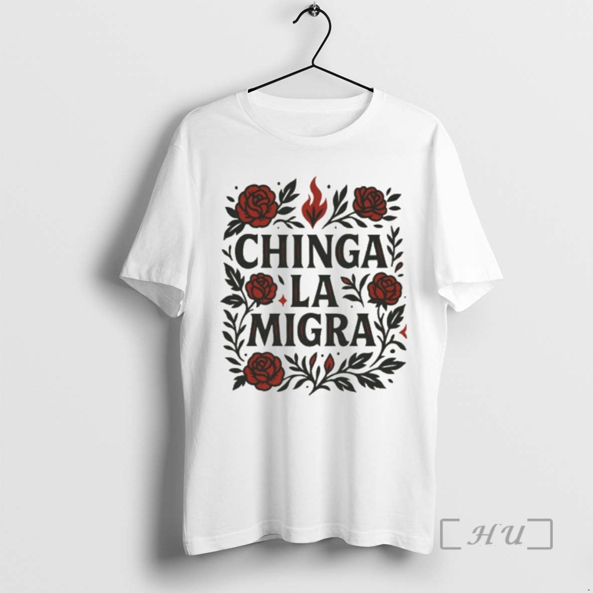 Officials Loteria Rose Chinga La Migra T-Shirts, Hoodie, Sweatshirt | InkRitualCo.com