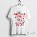 Officials Love Is Overrated Pass The Snacks Valentines Day T-Shirts, Hoodie, Sweatshirt | InkRitualCo.com