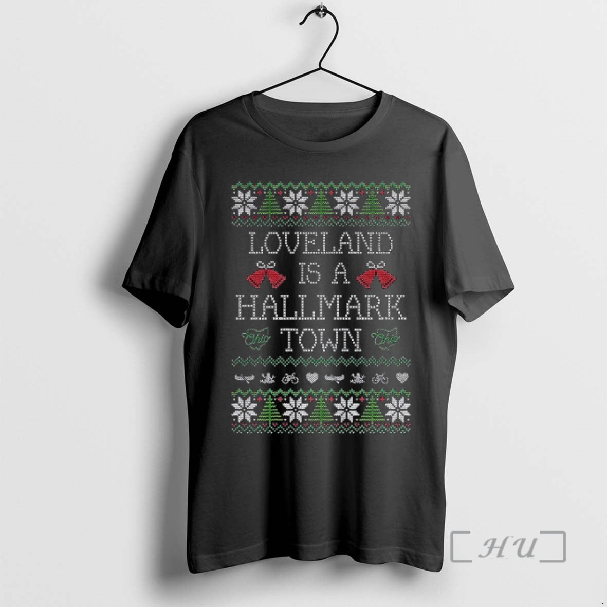 Officials Loveland Is A Hallmark Town Ugly Christmas T-Shirts, Hoodie, Sweatshirt | InkRitualCo.com