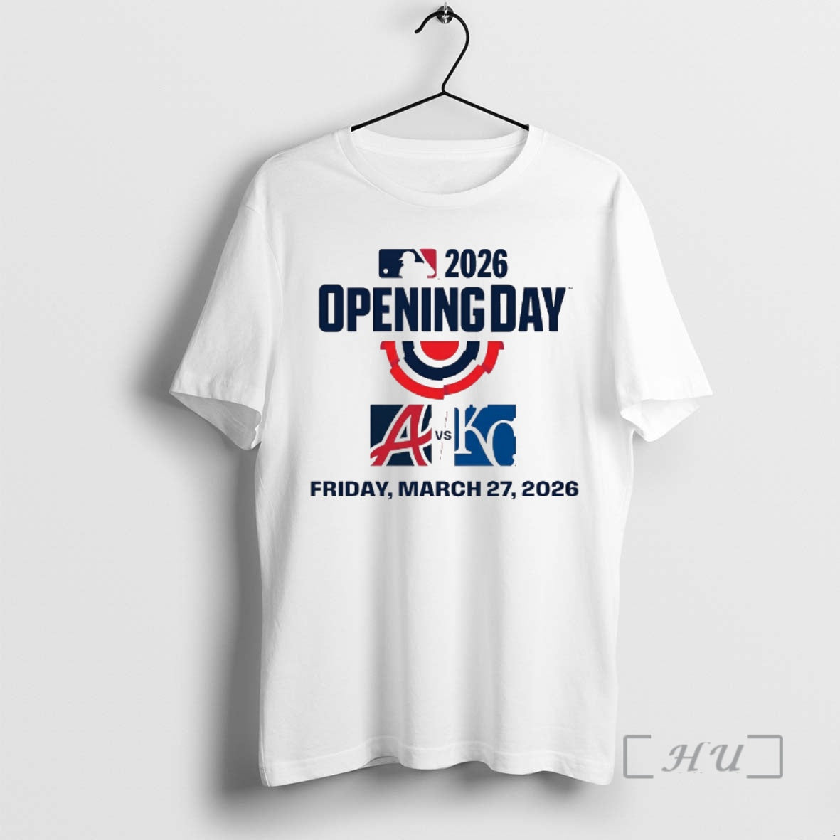 Officials Mlb 2026 Opening Day Atlanta Braves Vs Kansas City Royals On Friday March 27 T-Shirts, Hoodie, Sweatshirt