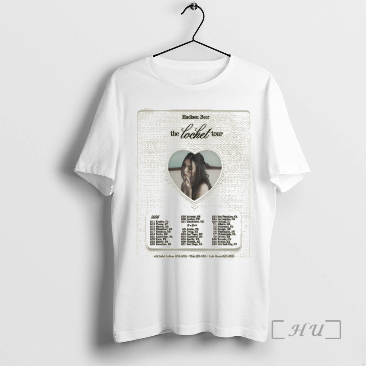 Officials Madison Beer The Locket Tour 2026 World Tour T-Shirts, Hoodie, Sweatshirt | InkRitualCo.com