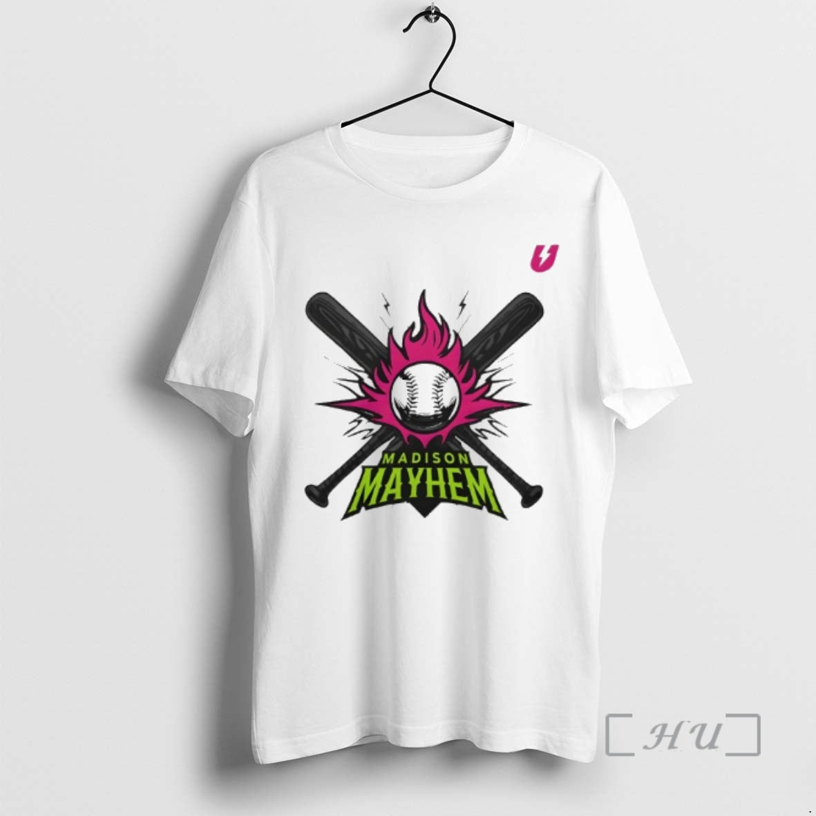 Officials Madison Mayhem Logo Classic Hustle Gear T-Shirts, Hoodie, Sweatshirt | InkRitualCo.com