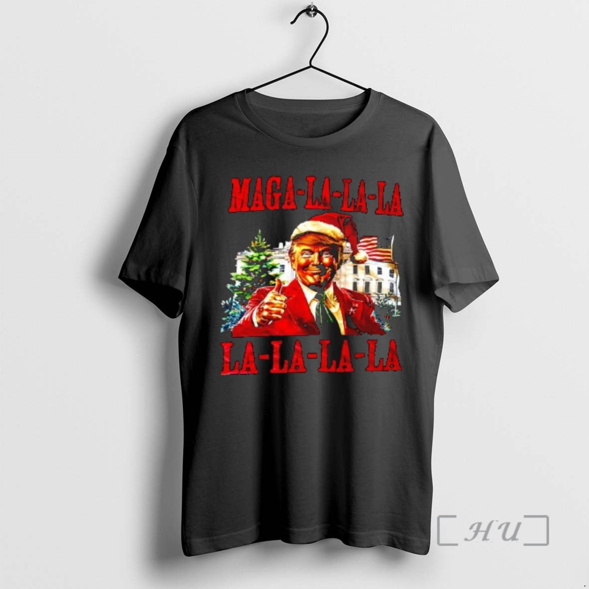 Officials Maga La La La Donald Trump Ugly Christmas T-Shirts, Hoodie, Sweatshirt | InkRitualCo.com