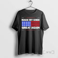 Officials Make My Knee Great Again American Flag Injury Healing Joke Premium T Shirts Sweater Hoodie, Sweatshirt
