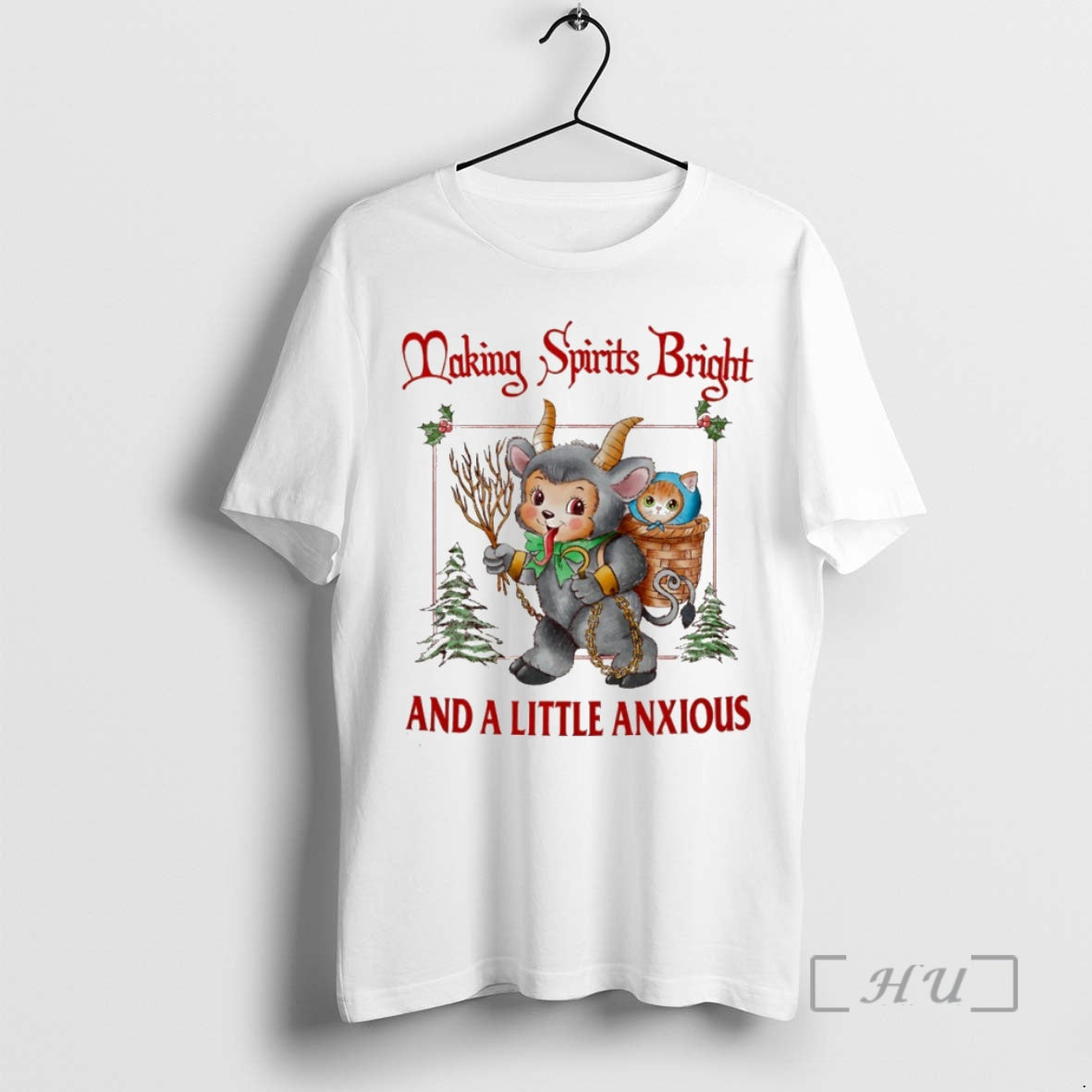 Officials Making Spirits Bright And A Little Anxious Circle T-Shirts, Hoodie, Sweatshirt | InkRitualCo.com