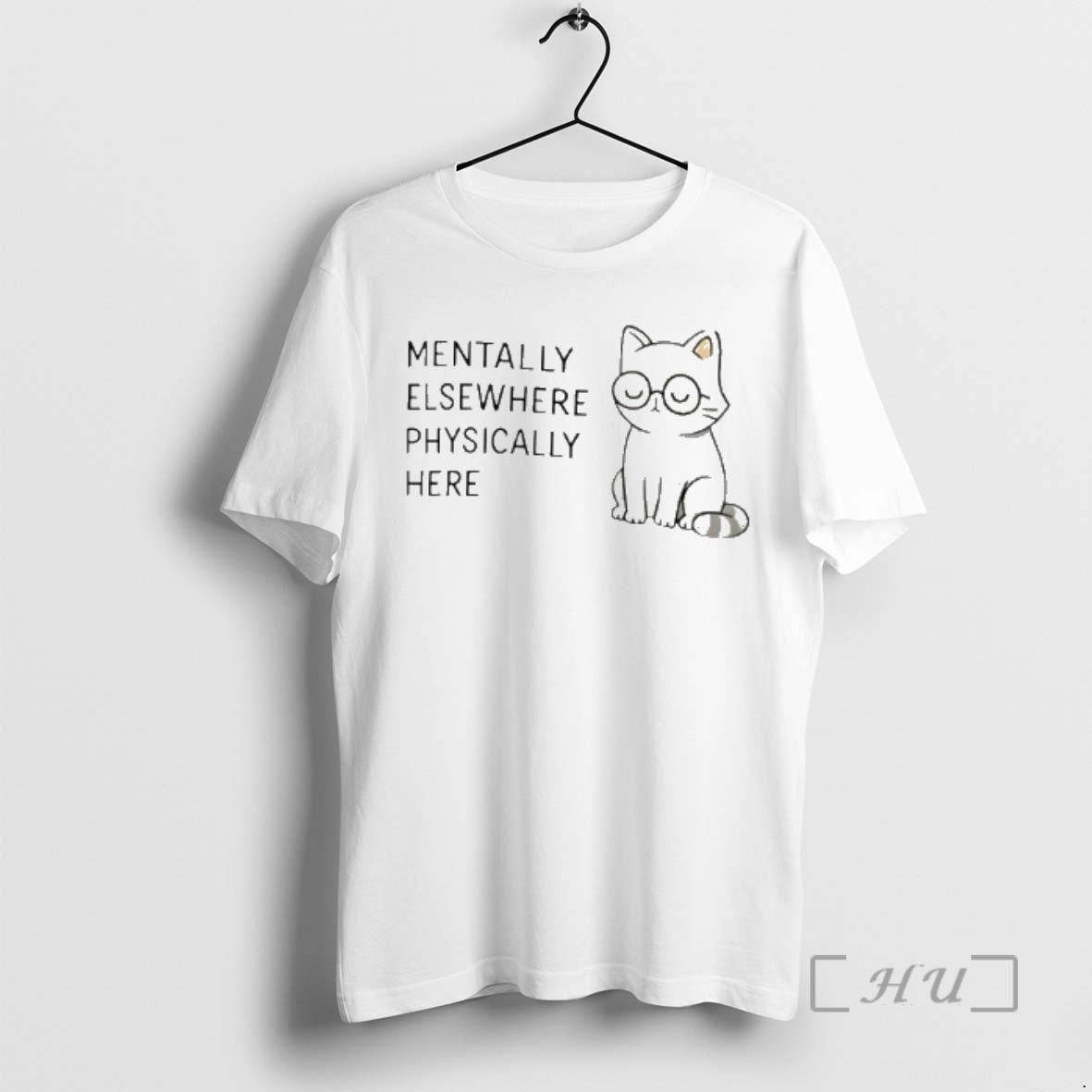 Officials Mentally Elsewhere Physically Here Cat T-Shirts, Hoodie, Sweatshirt | InkRitualCo.com