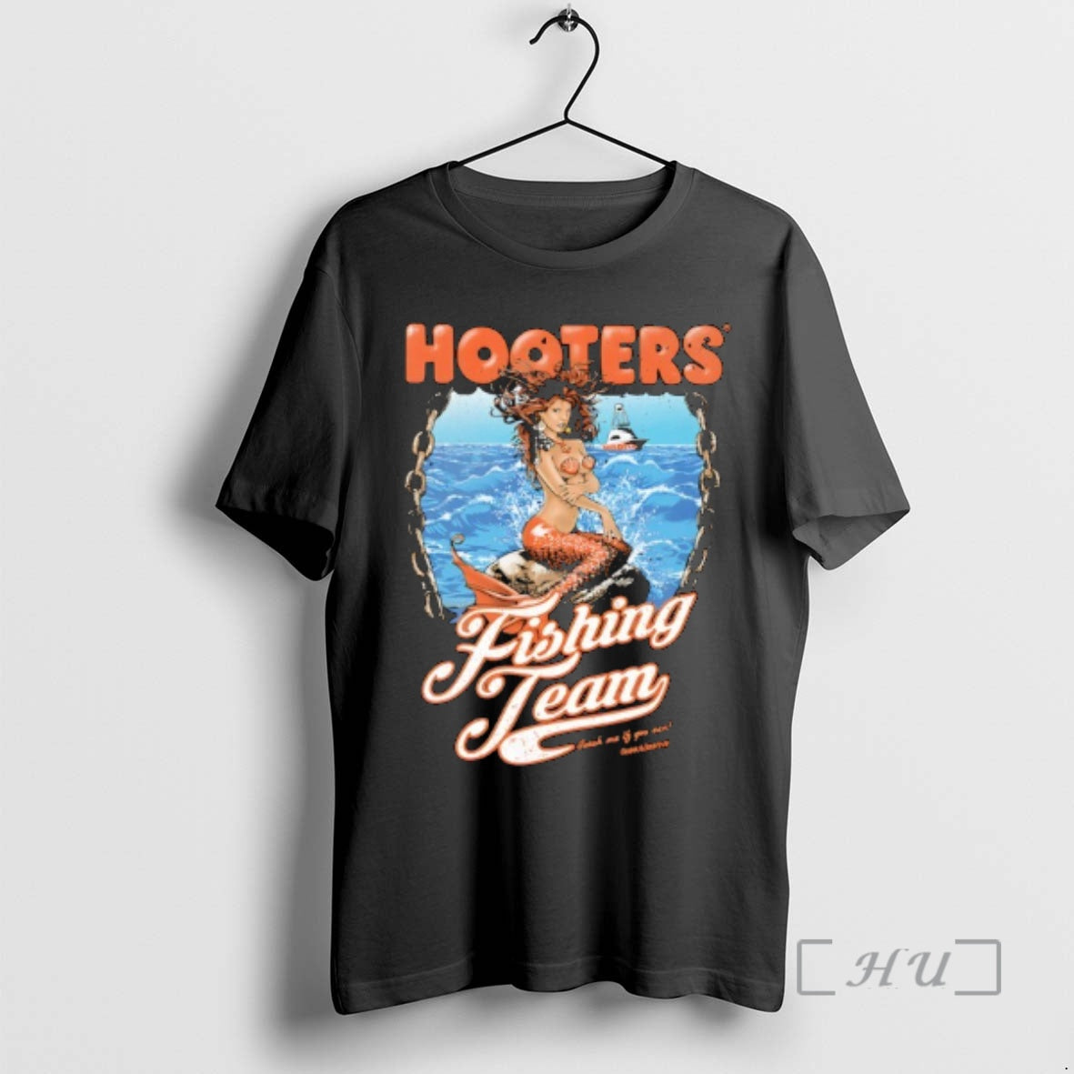 Officials Mermaid Hooters Fishing Team Catch Me If You Can T-Shirts, Hoodie, Sweatshirt | InkRitualCo.com