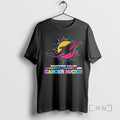 Officials Miami Dolphins Football Whatever Color Cancer Sucks Logo Colors T-Shirts, Hoodie, Sweatshirt | InkRitualCo.com