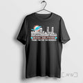 Officials Miami Dolphins Players Names Skyline Thank You For The Memories Premium T Shirts Sweater Hoodie, Sweatshirt