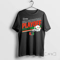 Officials Miami Huricanes 2025 2026 College Football Playoff Stripe Helmet T-Shirts, Hoodie, Sweatshirt | InkRitualCo.com