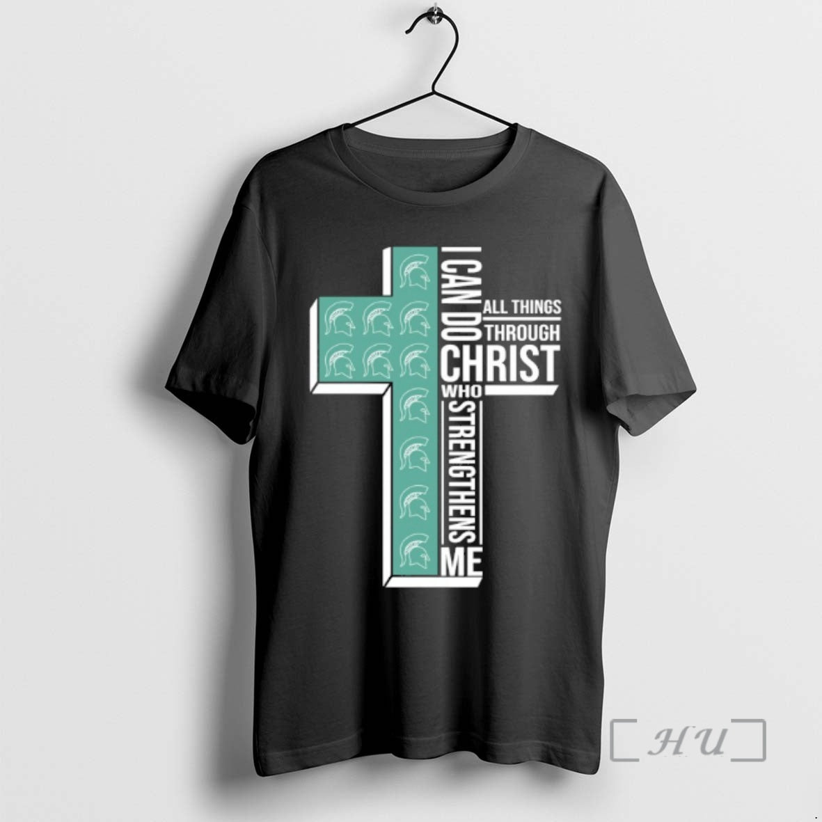 Officials Michigan State Spartans Cross I Can Do All Things Through Christ Who Strengthen Me T-Shirts, Hoodie, Sweatshirt