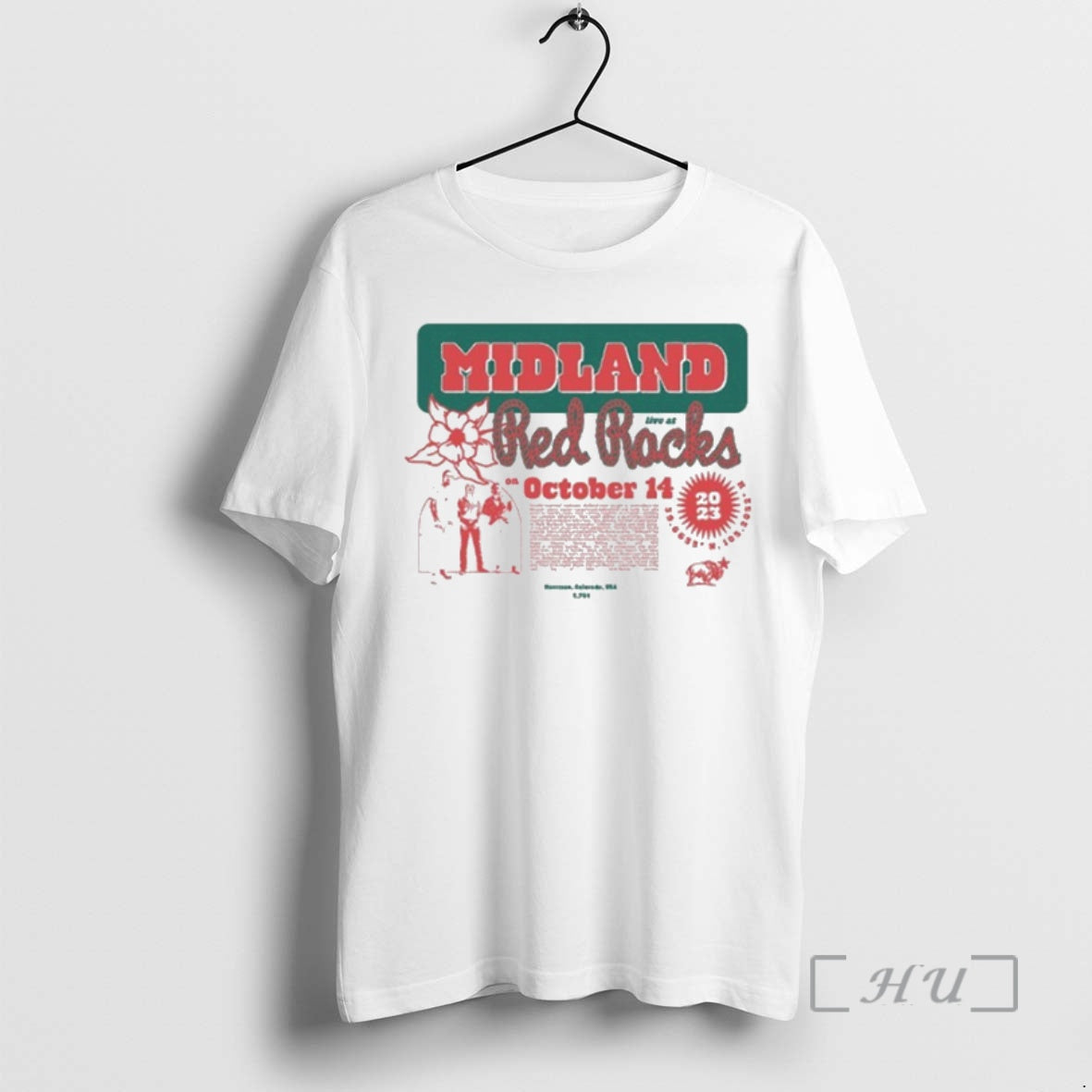 Officials Midland Live At Red Rocks October 14 2023 T-Shirts, Hoodie, Sweatshirt | InkRitualCo.com