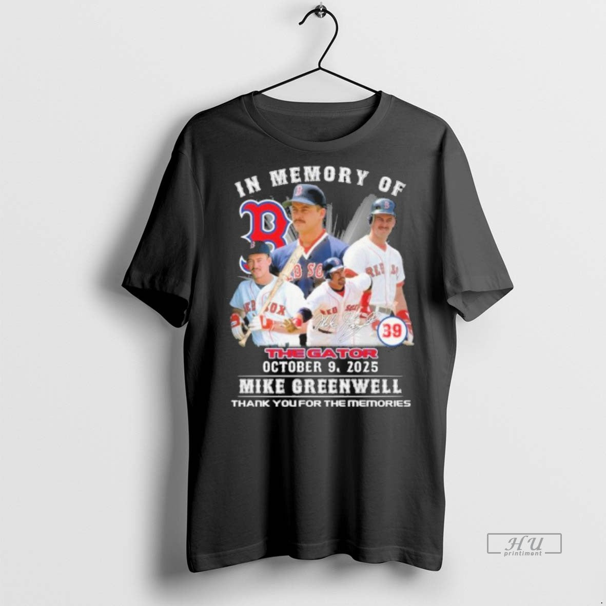 Officials Mike Greenwell In Memory Of The Gator October 9 2025 Thank You For The T-Shirts, Hoodie, Sweatshirt