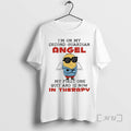 Officials Minion Im On My Second Guardian Angel My First One Quit And Is Now T-Shirts, Hoodie, Sweatshirt | InkRitualCo.com
