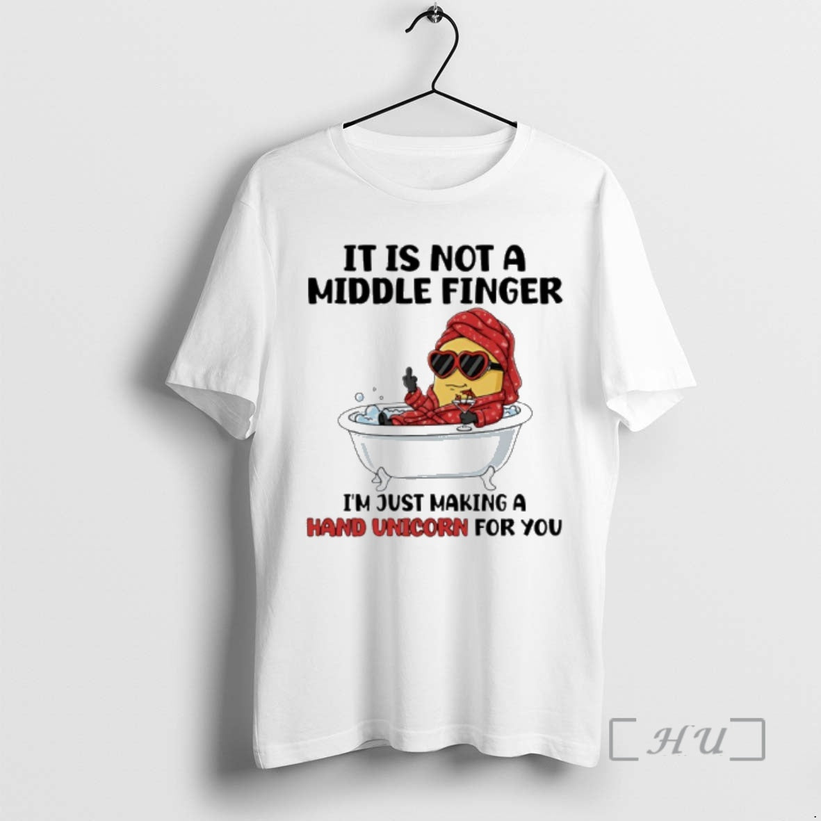 Officials Minion It Is Not A Middle Finger Im Just Making A Hand Unicorn For T-Shirts, Hoodie, Sweatshirt | InkRitualCo.com