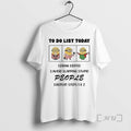 Officials Minion Do List Today Drink Coffee Avoid Slapping Stupid People T-Shirts, Hoodie, Sweatshirt