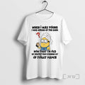 Officials Minion When I Was Young I Was Afraid Of The Dark Now That Im T-Shirts, Hoodie, Sweatshirt | InkRitualCo.com