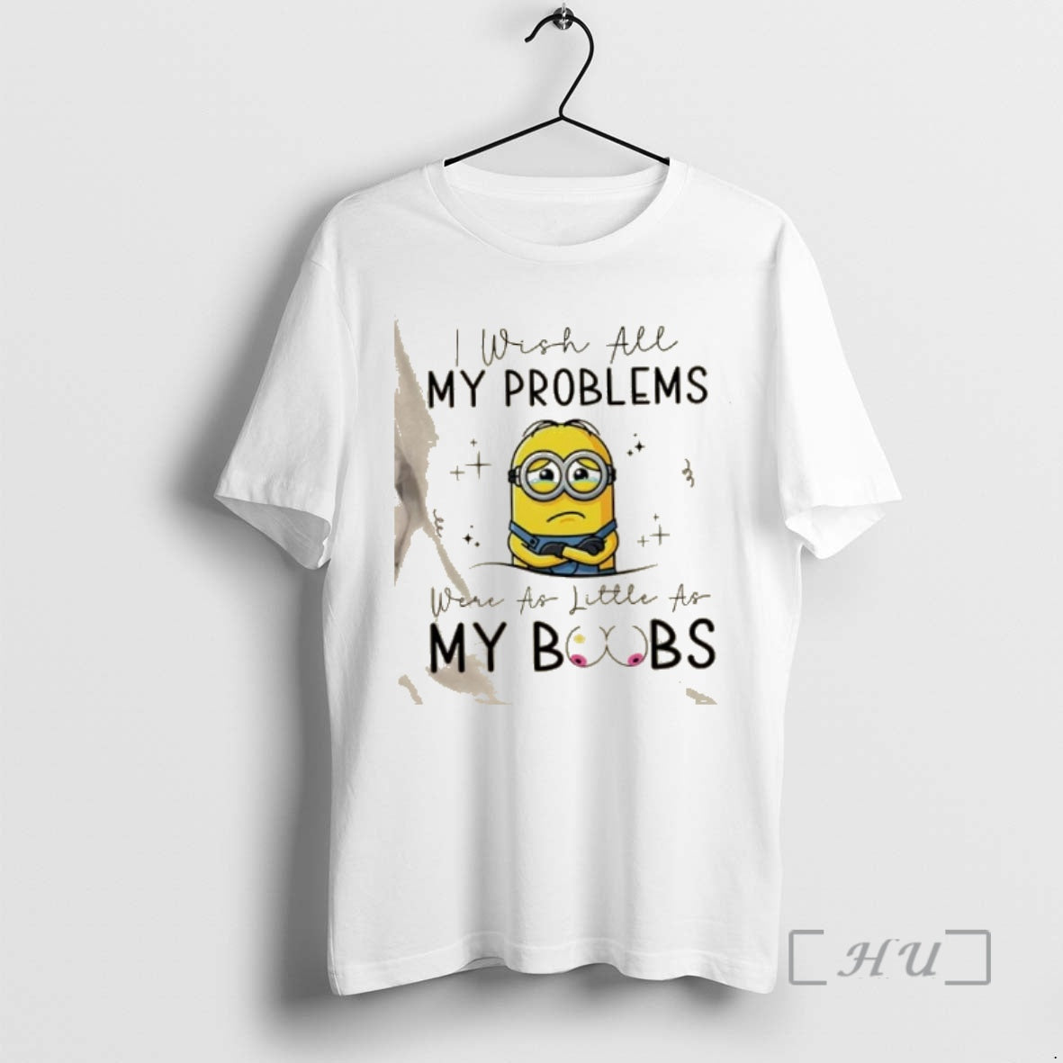 Officials Minions I Wish All My Problems Were As Little As My Boobs Premium T-Shirts, Hoodie, Sweatshirt | InkRitualCo.com