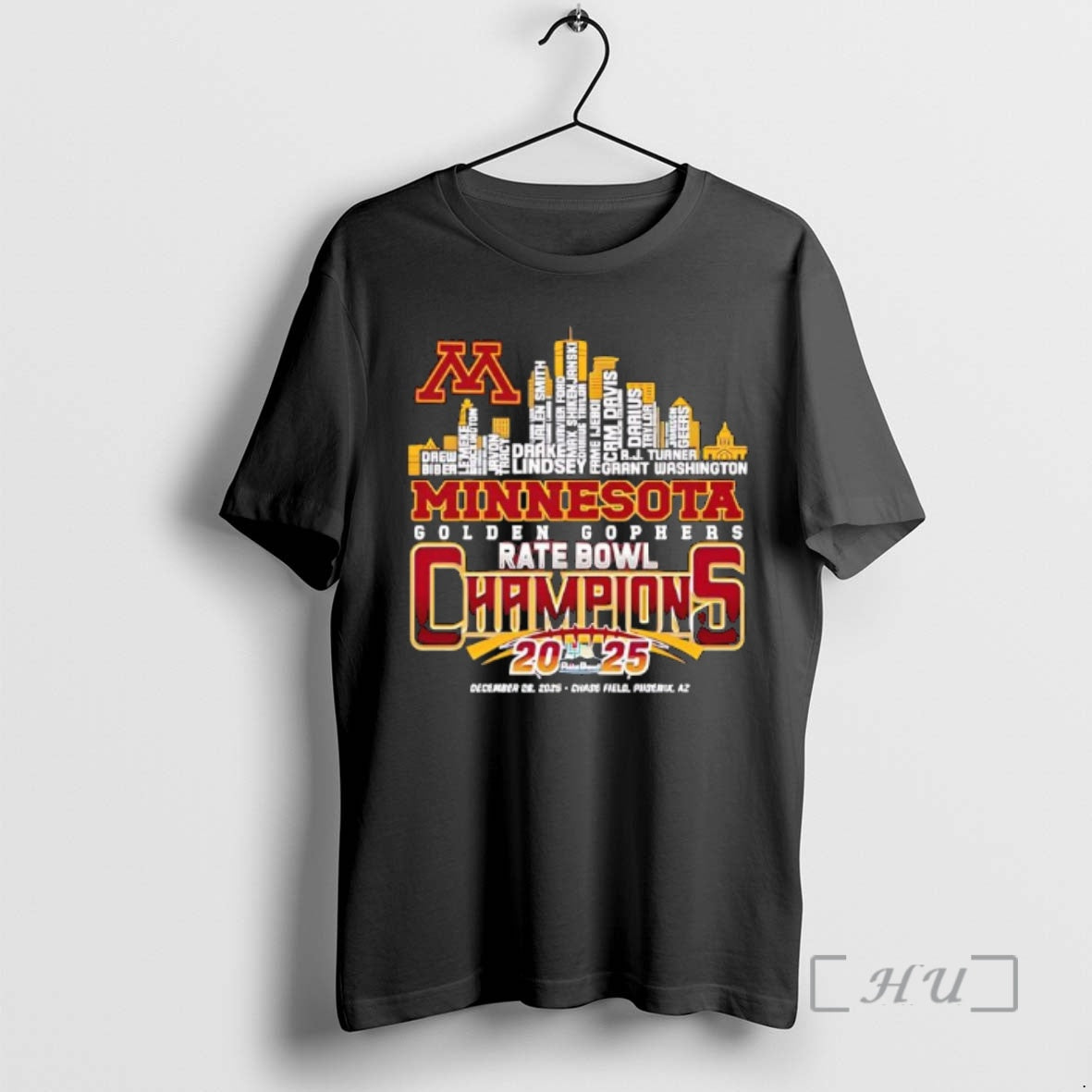 Officials Minnesota Golden Gophers Rate Bowl Champions 2025 Skyline T-Shirts, Hoodie, Sweatshirt | InkRitualCo.com