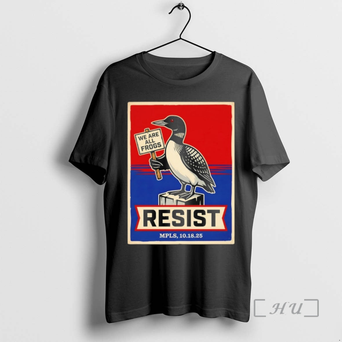 Officials Minnesota Loon Resist We Are All Frogs Political Protest T-Shirts, Hoodie, Sweatshirt | InkRitualCo.com