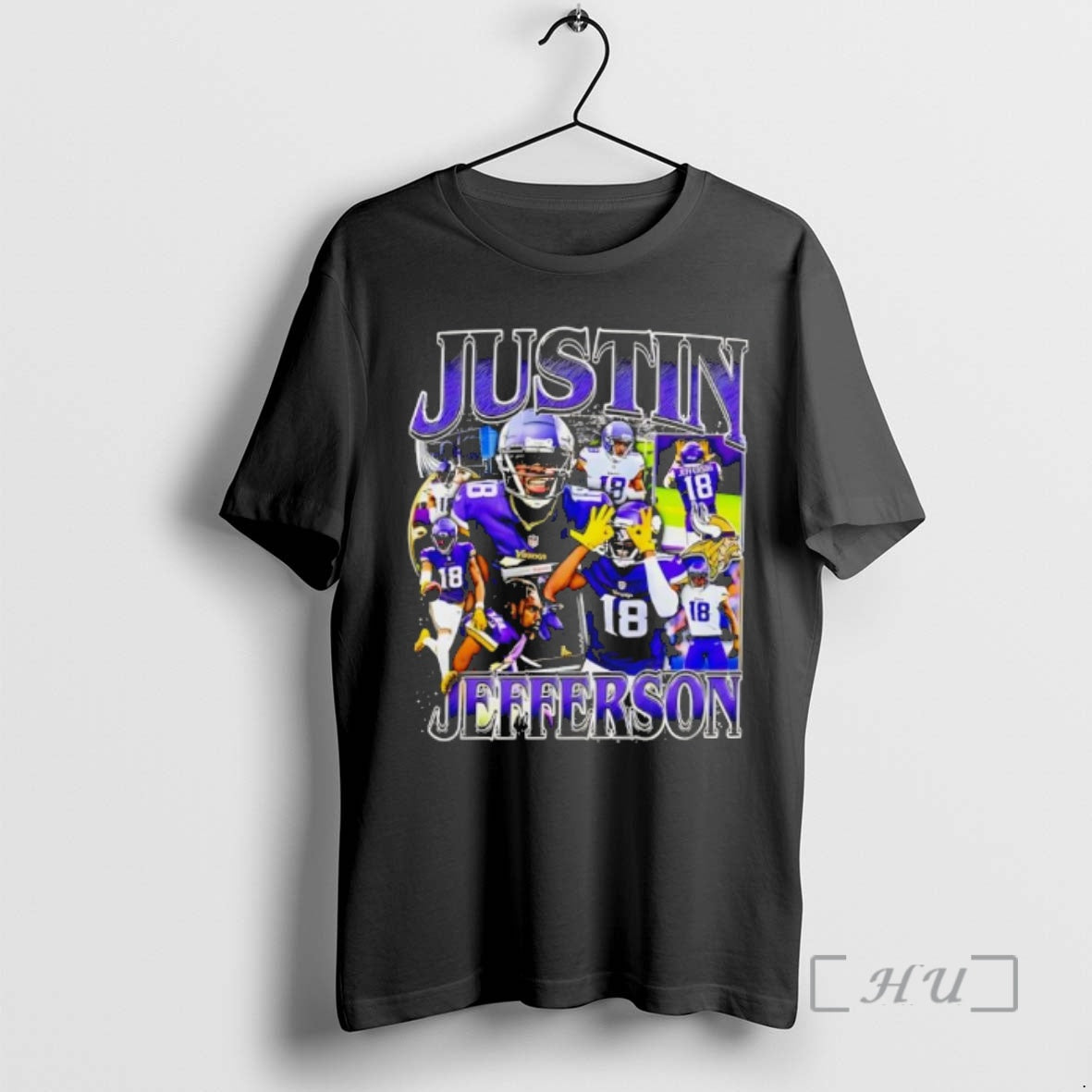 Officials Minnesota Vikings Justin Jefferson Graphic Star 18 T-Shirts, Hoodie, Sweatshirt | InkRitualCo.com