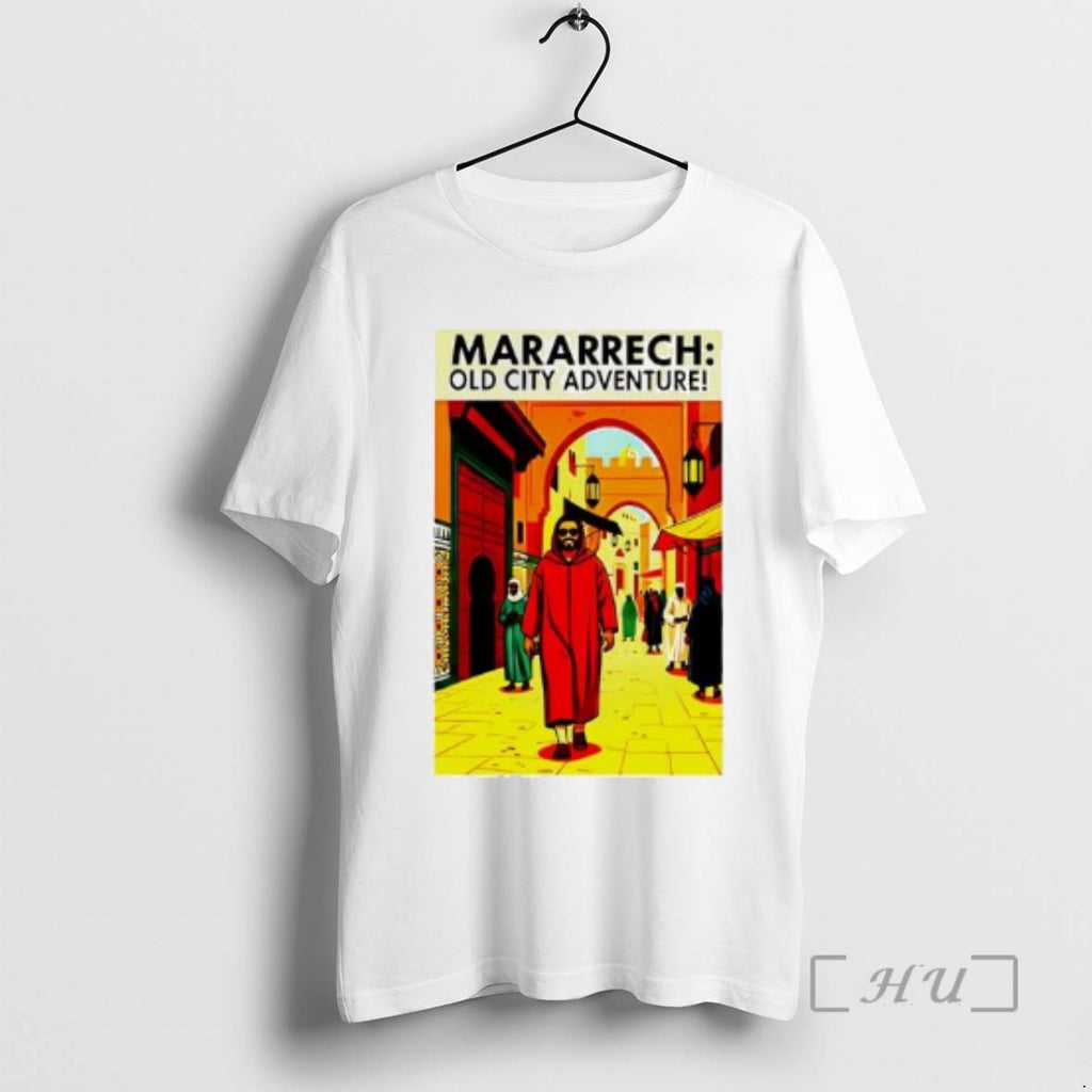 Officials Moroccan Life Style In Street Of Old Marrakech City T-Shirts, Hoodie, Sweatshirt | InkRitualCo.com