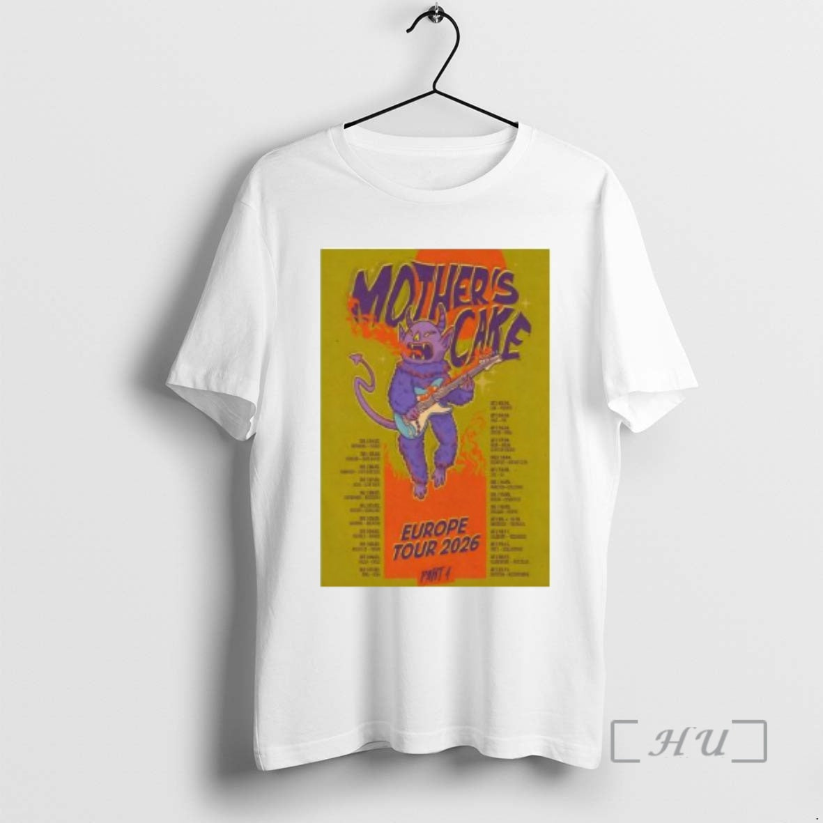 Officials Mothers Cake 2026 Europe Tour Circle White T-Shirts, Hoodie, Sweatshirt | InkRitualCo.com