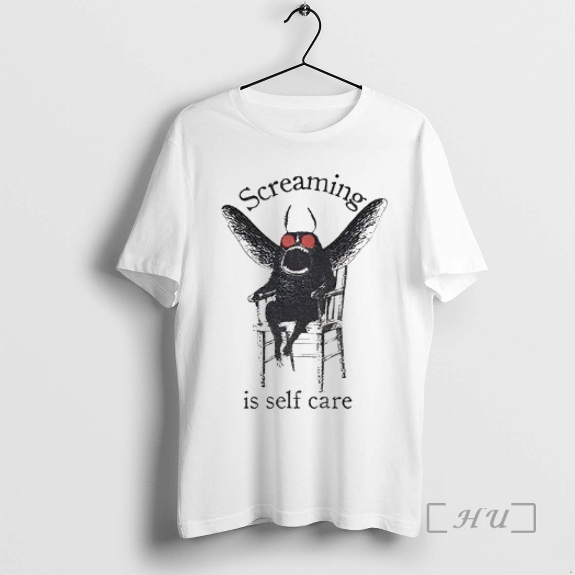 Officials Mothman Shenanigan Screaming Is Self Care T-Shirts, Hoodie, Sweatshirt | InkRitualCo.com