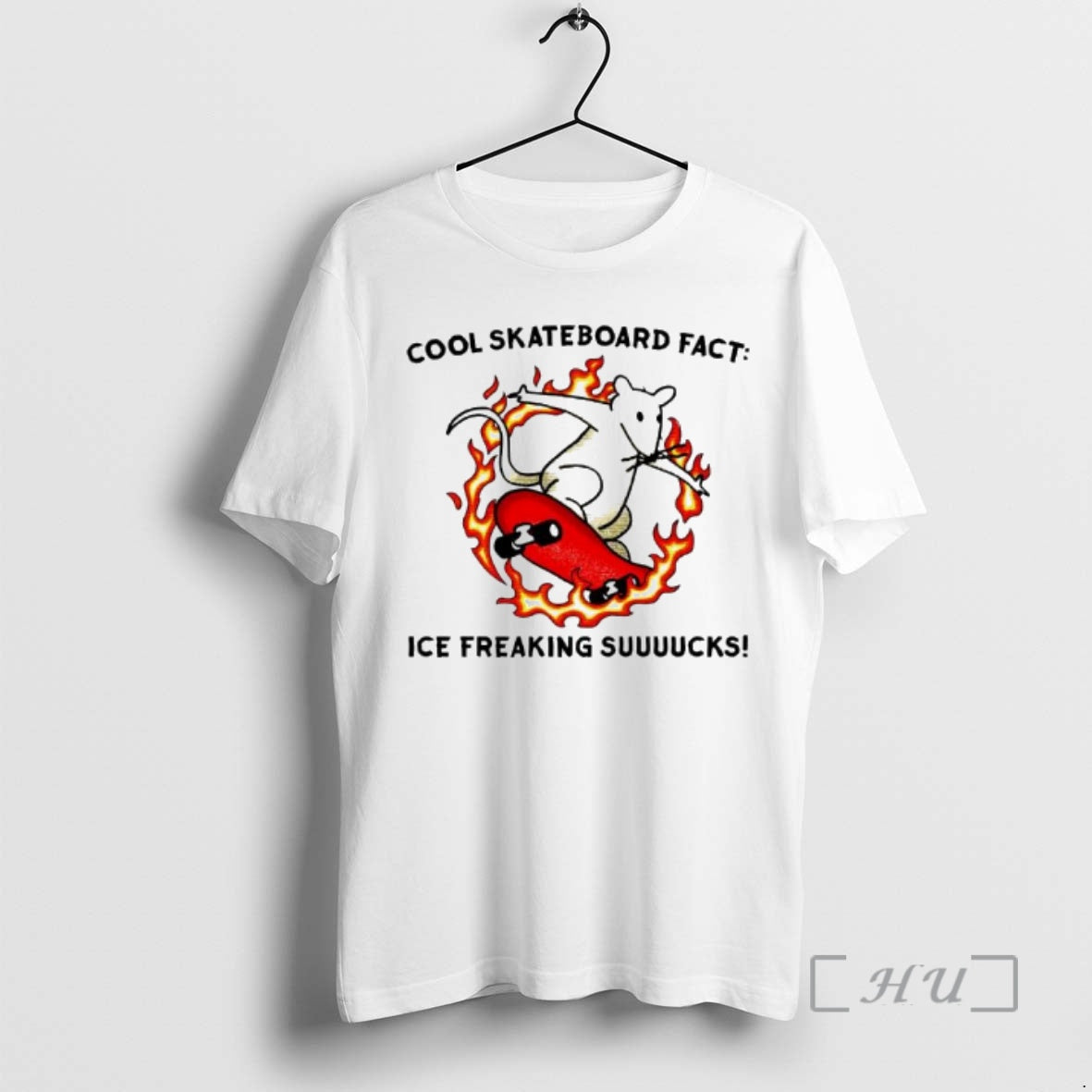 Officials Mouse Cool Skateboard Fact Ice Freaking Suuuucks T-Shirts, Hoodie, Sweatshirt | InkRitualCo.com