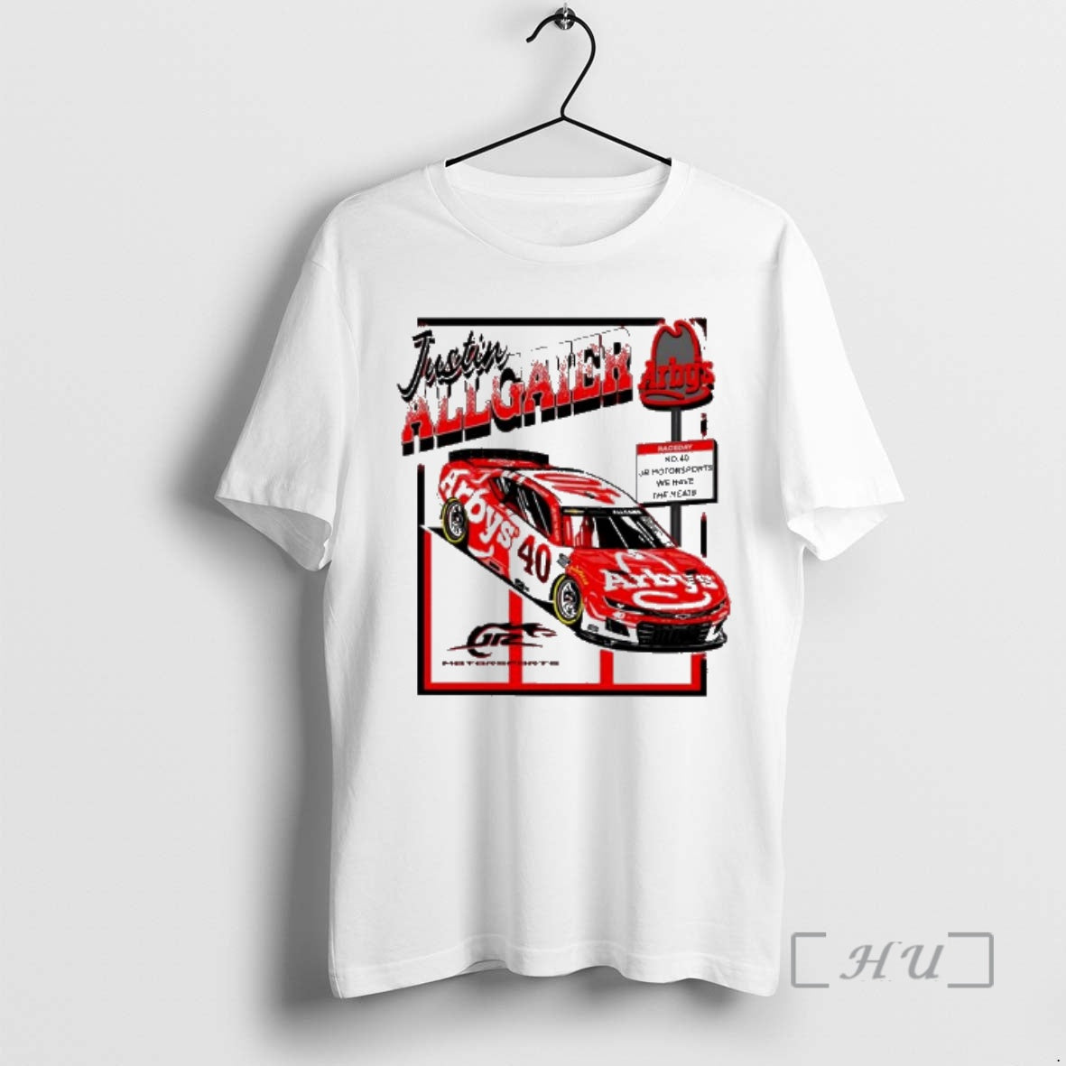 Officials Nascar Justin Allgaier Jr Motorsports Arbys Graphic T-Shirts, Hoodie, Sweatshirt | InkRitualCo.com