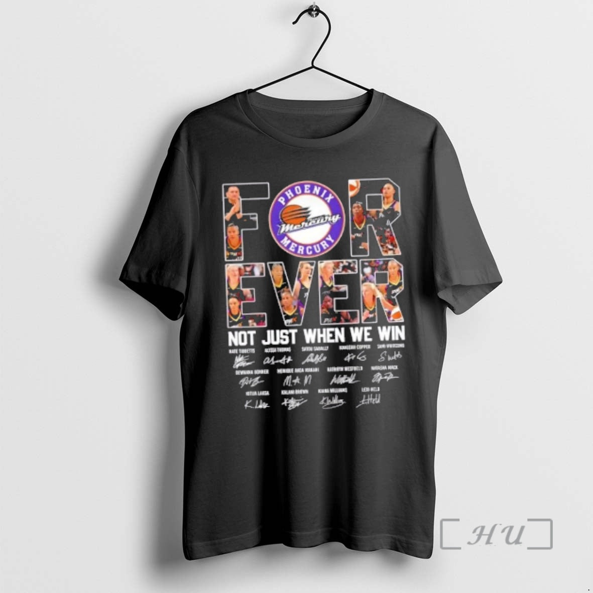 Officials Nate Tibbetts And Players Phoenix Mercury Not Just When We Win Signatures Premium T-Shirts, Hoodie, Sweatshirt