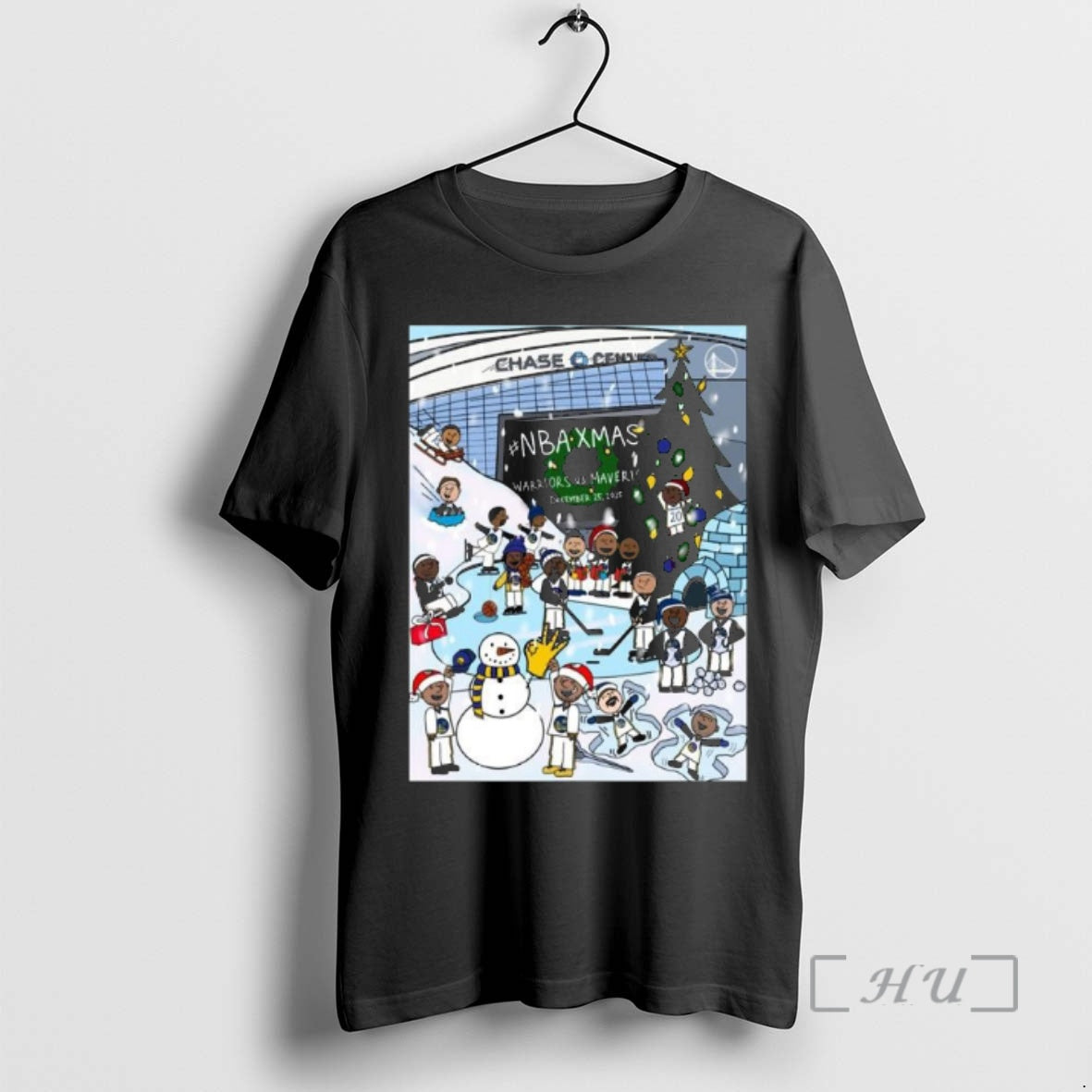 Officials Nba Xmas Warriors Vs Mavericks On December 25 2025 Chase Center Premium T Shirts Hoodie, Sweatshirt