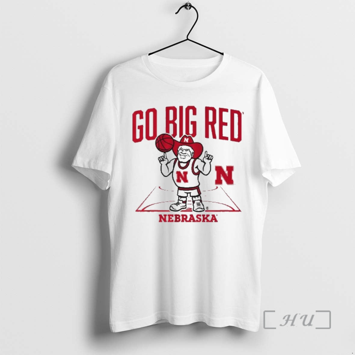 Officials Nebraska Basketball Herbie Mascot Go Big Red T-Shirts, Hoodie, Sweatshirt | InkRitualCo.com