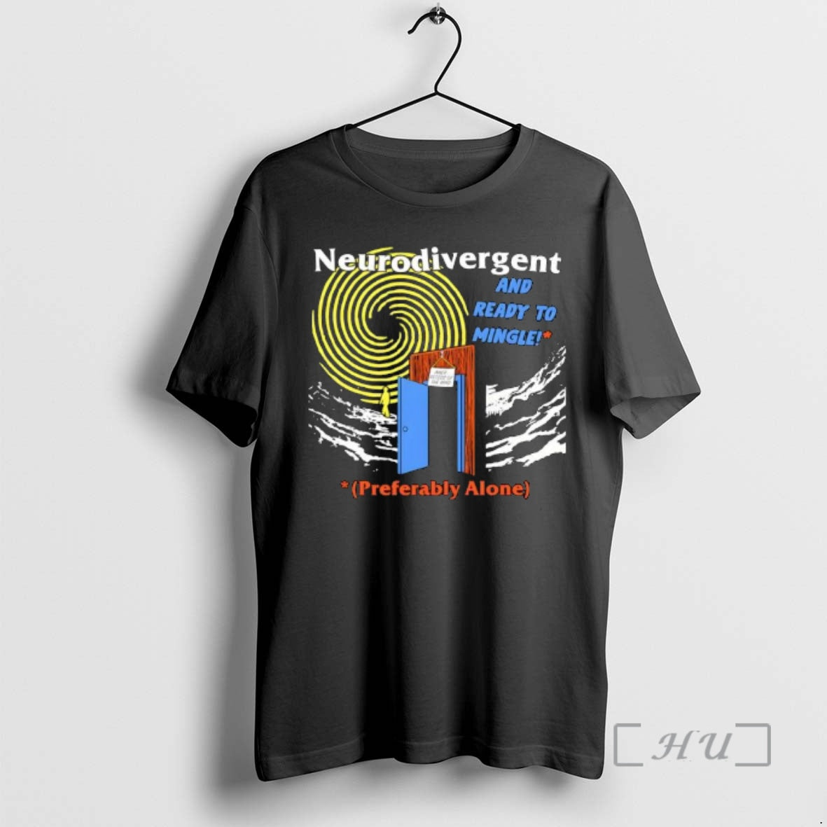 Officials Neurodivergent And Ready To Mingle Preferably Alone T-Shirts, Hoodie, Sweatshirt | InkRitualCo.com