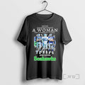 Officials Never Underestimate A Woman Who Understands Football Player Signature And Loves Seahawks Premium T-Shirts,...