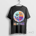 Officials New York City Sports Liberty Knicks Giants Mets Logos Combine Premium T Shirts Sweater Hoodie, Sweatshirt