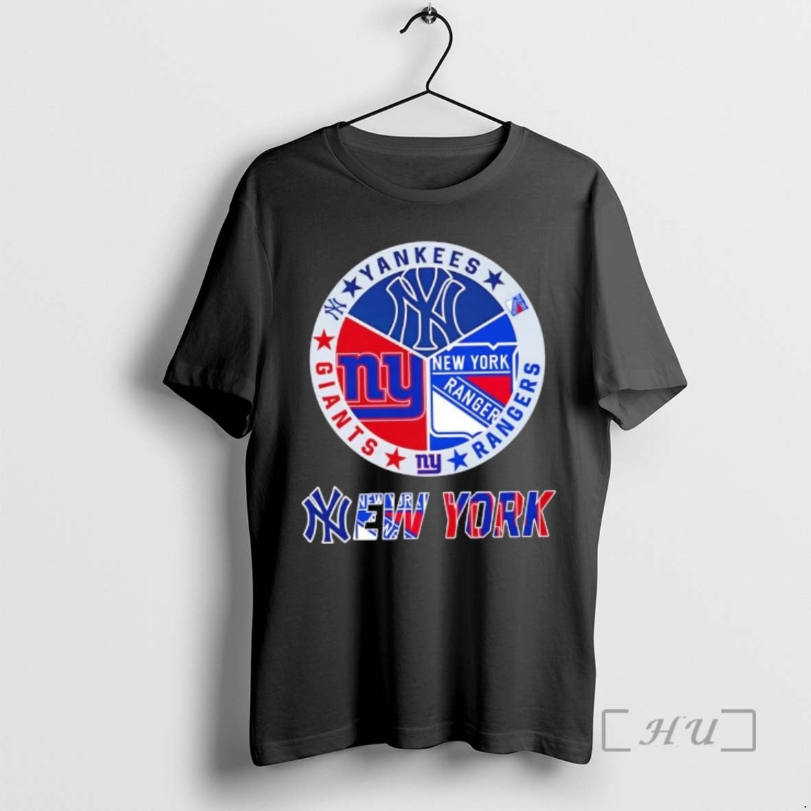 Officials New York City Sports Yankees Rangers Giants Logos Combine T-Shirts, Hoodie, Sweatshirt | InkRitualCo.com