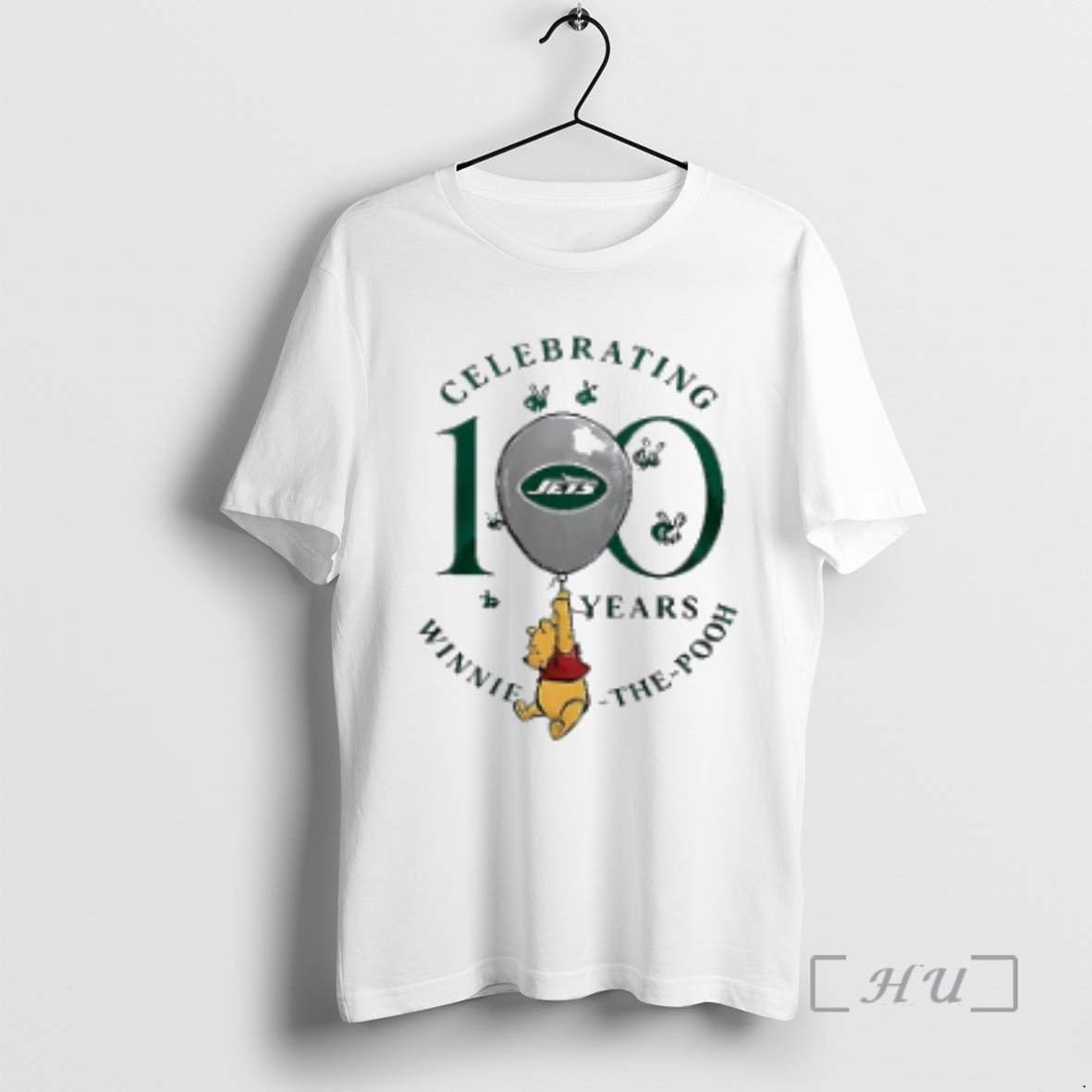 Officials New York Jets X Winnie The Pooh 100th Anniversary T-Shirts, Hoodie, Sweatshirt | InkRitualCo.com