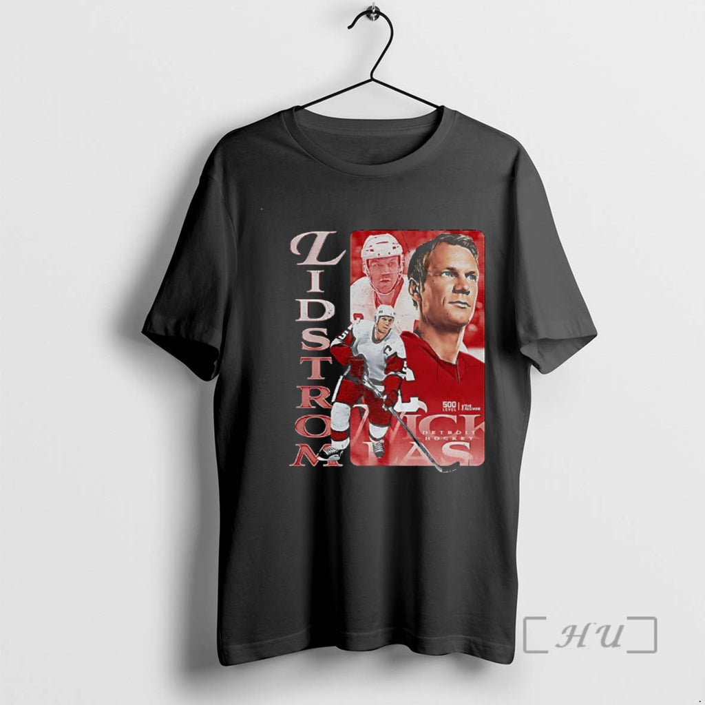 Officials Nicklas Lidstrom Detroit Red Wings Ice Hockey Name Vertical Graphic Premium T Shirts Sweater Hoodie, Sweatshirt