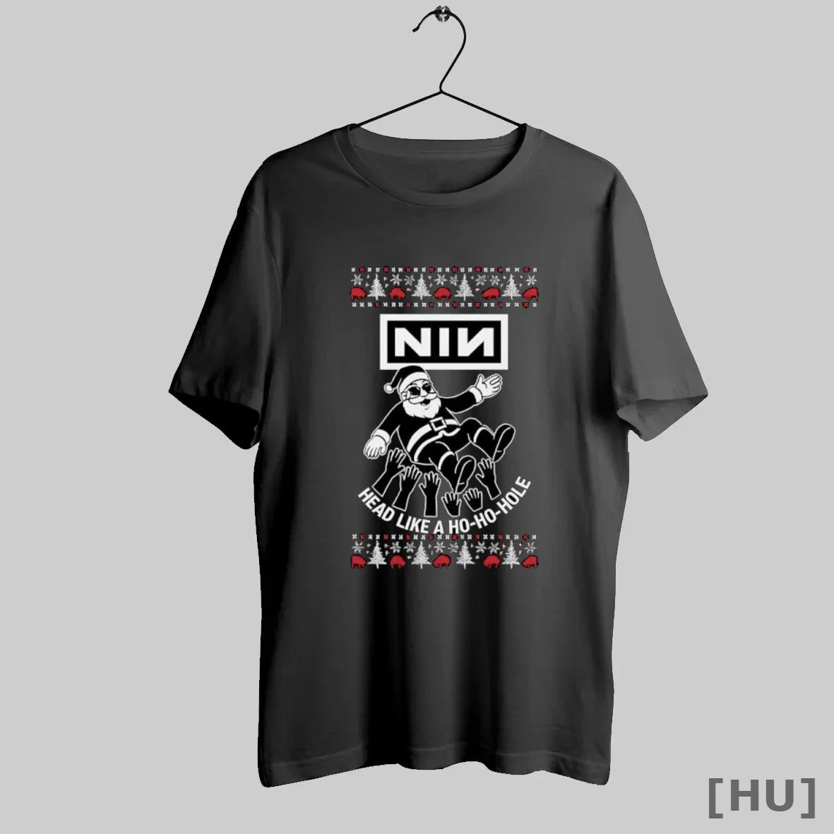 Officials Nin Santa Claus Surf Head Like A Ho Ho Hole Ugly Christmas T-Shirts, Hoodie, Sweatshirt | InkRitualCo.com