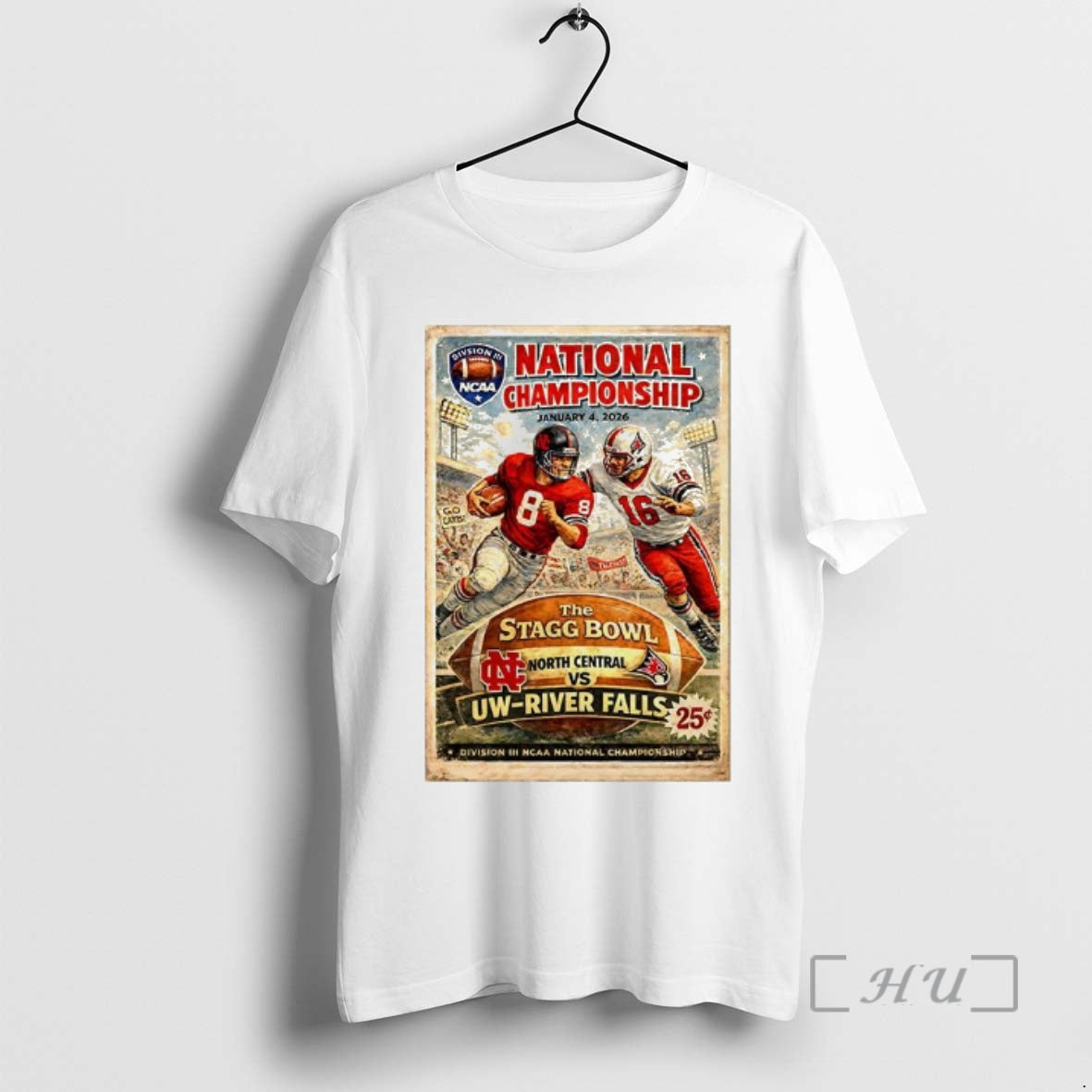 Officials North Central Vs Uw River Falls Ncaa Division Iii National Championship Stagg Bowl 2026 T-Shirts, Hoodie,...