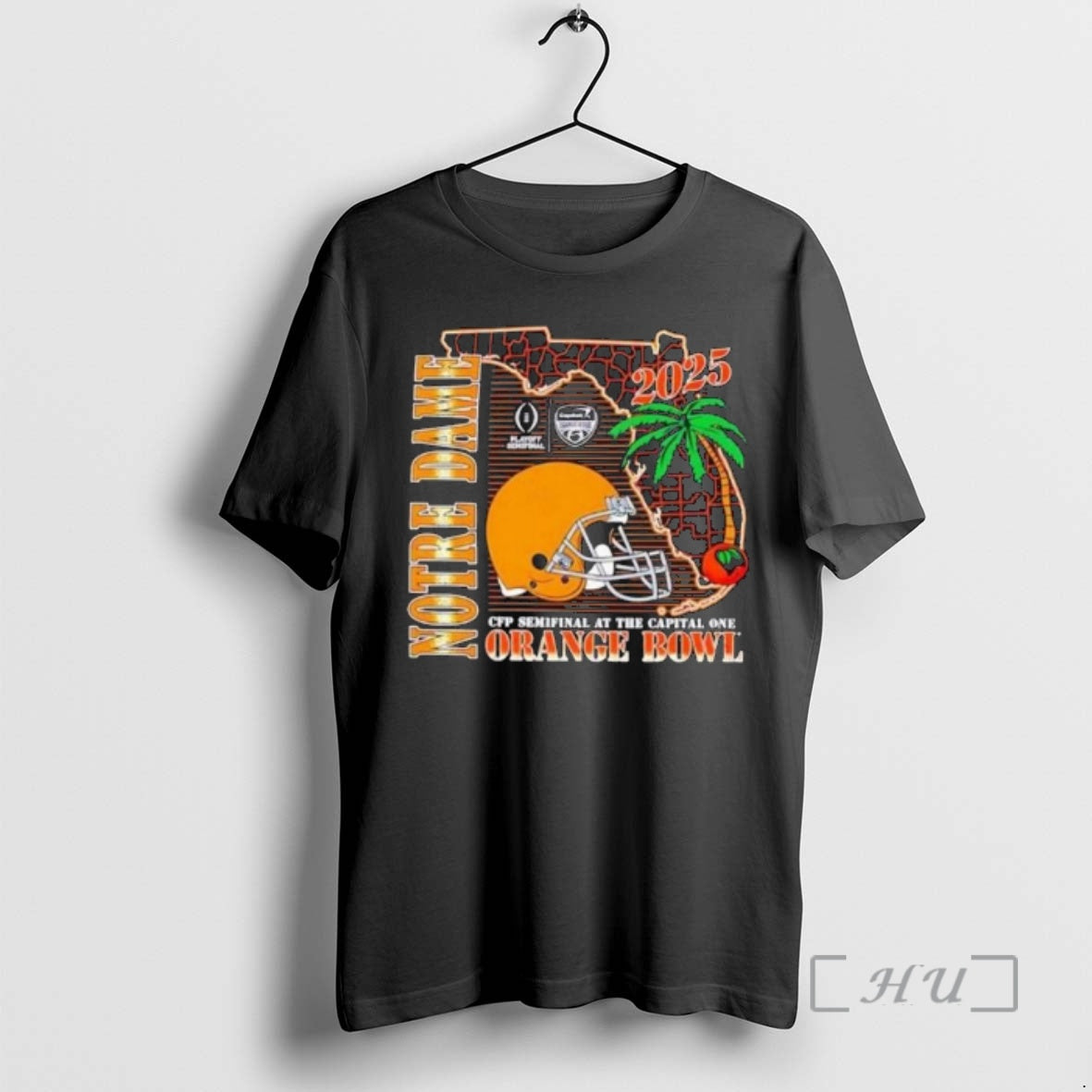 Officials Notre Dame Fighting Cfp Semifinal Irish Orange Bowl 2026 Helmet State Premium T Shirts Hoodie, Sweatshirt
