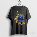 Officials Notre Dame Fighting Irish Football X Sunflower Floral T-Shirts, Hoodie, Sweatshirt | InkRitualCo.com