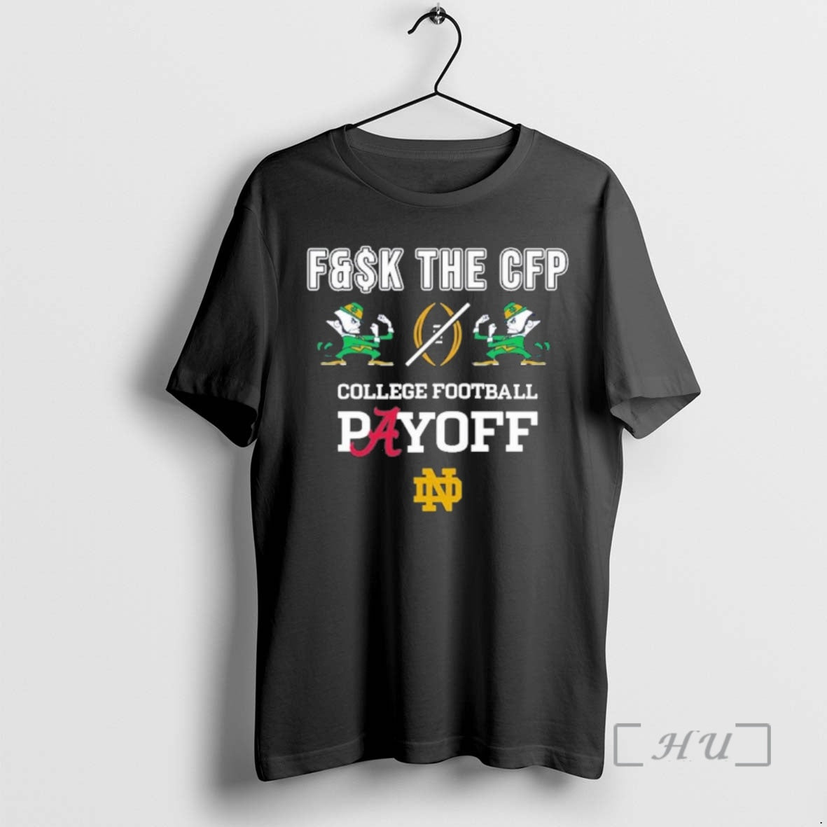 Officials Notre Dame Fighting Irish Fuck The College Football Playoff 2025 Premium T Shirts Sweater Hoodie, Sweatshirt